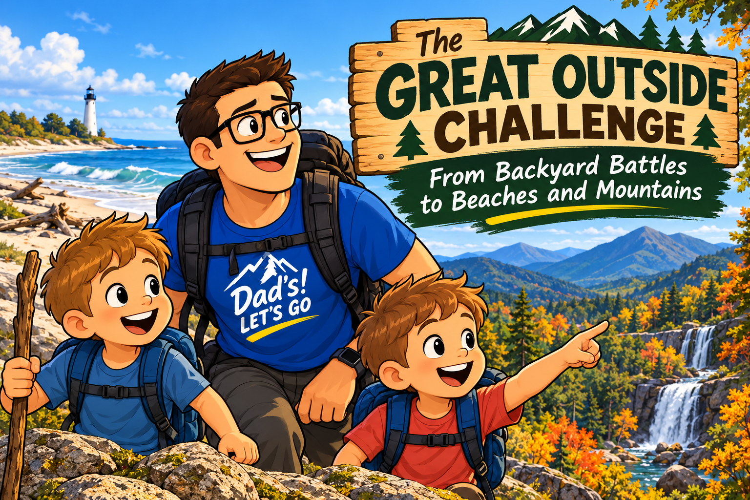 The Great Outside Challenge: From Backyard Battles to Beaches and Mountains